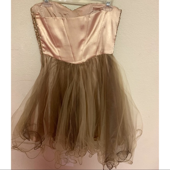 Strapless Formal Dress - Picture 2 of 3